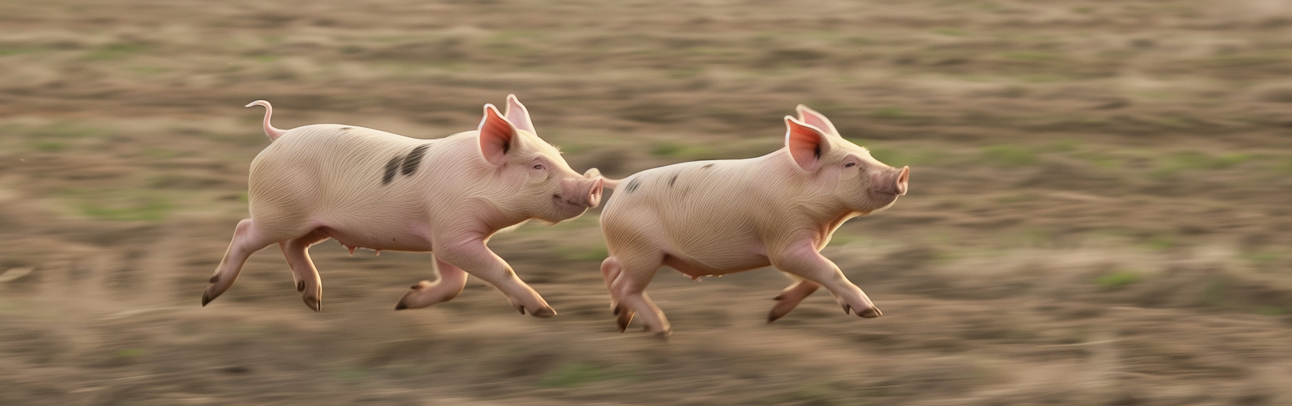 A young pig on the farm